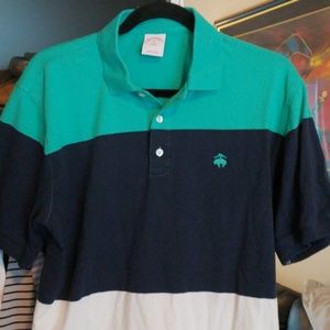 Multicolored brooks brothers polo
